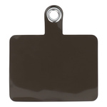 Wkładka plastikowa do telefonu pod zawieszkę / średnio miękka - czarny