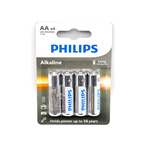 BATERIA PHILIPS AA LR6 BLISTER 4SZT BATERIE ENTRY ALKALINE Phil-LR6A4B/10