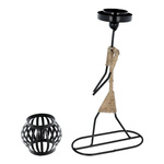 Świecznik dekoracyjny metalowy ART DECO Africa wzór B IALC-1