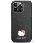 Hello Kitty HKHCZF5PGHDLMK Z Flip5 F731 czarny/black hardcase Metal Logo Kitty Head