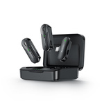 Yesido KR17 Mikrofon MEMS 2szt. Klips Type-C, Wireless 2.4GHz, BLACK / CZARNY