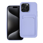 Futerał CARD CASE do IPHONE 15 PRO MAX fioletowy