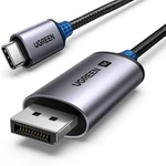 Kabel Ugreen CM556 ze złączami USB-C i DisplayPort 8K o długości 1 m - szary