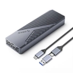 Kieszeń dyskowa M.2 NVME USB-C 3.2 20Gbps - szara