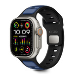 TECH-PROTECT ICONBAND LINE APPLE WATCH 8 / 9 / 10 / 11 / SE / ULTRA (44 / 45 / 46 / 49 MM) BLACK/NAVY