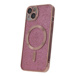 Nakładka Glitter Chrome Mag do iPhone 12 Pro Max 6,7" różowa