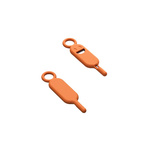 Kluczyk / igła do tacek kart SIM brelok etui do kluczy pomarańczowy