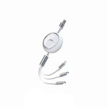 KABEL REMAX LINON SERIES 66W 3IN1 USB-C/MICRO/LIGHTNING RC-C029 WHITE