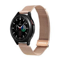 Dux Ducis Magnetic Strap pasek do Samsung Galaxy Watch / Huawei Watch / Honor Watch (20mm band) magnetyczna opaska złoty (Milanese Version)