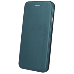 Etui IPHONE 13 MINI portfel z klapką skóra ekologiczna Flip Elegance ciemnozielone