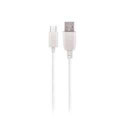Maxlife kabel USB - microUSB 1,0 m 2A biały