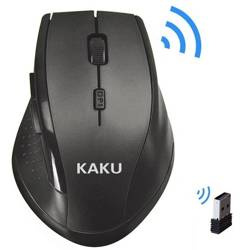 Myszka bezprzewodowa optyczna 6 przycisków KAKU Wireless Optical Mouse (KSC-449) czarna