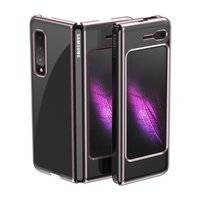Plating Case hard case pokrowiec etui z metaliczną ramką Samsung Galaxy Fold różowy