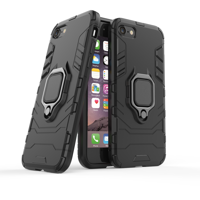 Ring Armor pancerne hybrydowe etui pokrowiec + magnetyczny uchwyt iPhone SE / 5S / 5 czarny
