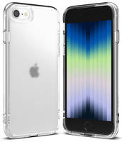 Ringke Fusion Matte etui pokrowiec z żelową ramką iPhone SE 2022 / SE 2020 / iPhone 8 / iPhone 7 półprzezroczysty (FM614E52)