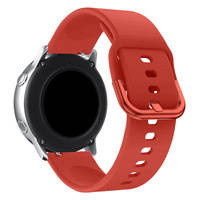 Silicone Strap TYS opaska do smartwatcha zegarka uniwersalna 20mm czerwony