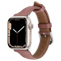 Spigen Cyrill Kajuk pasek skórzany Apple Watch 4 / 5 / 6 / 7 / 8 / SE 40/41 mm różowy
