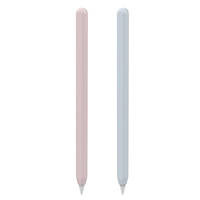 Stoyobe Pencil Sleeve 2x etui do Apple Pencil 2 pokrowiec nakładka obudowa na rysik różowy + jasnoniebieski