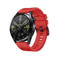 Strap One silikonowa opaska pasek bransoleta bransoletka do zegarka Huawei Watch GT 3 42 mm czerwony
