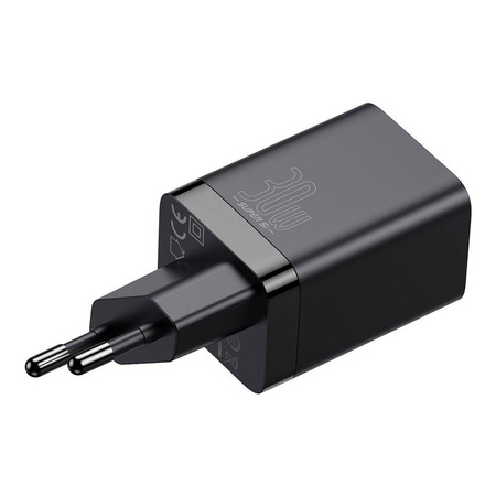 Baseus Super Si Pro szybka ładowarka USB / USB Typ C 30W Power Delivery Quick Charge czarny (CCSUPP-E01)