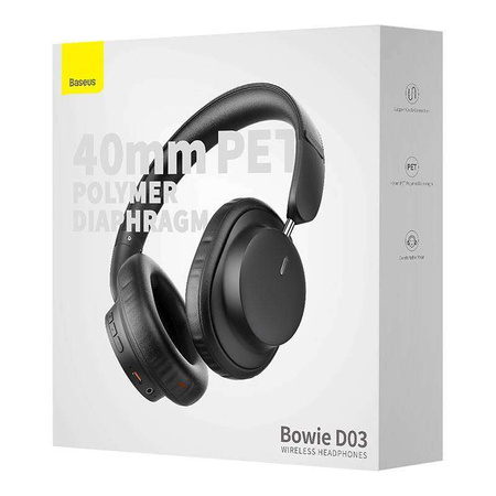Słuchawki bezprzewodowe Baseus Bowie D03 (czarne)