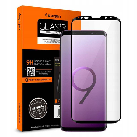 Szkło Hartowane Spigen Glas.Tr Case Friendly Galaxy S9+ Plus