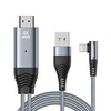 Joyroom przejściówka adapter z USB Typ C na HDMI 4K@60Hz gray (SY-35L1)