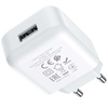 Ładowarka Sieciowa USB 2.1A + Kabel USB - Lightning Hoco N2 białe