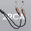 Ugreen kabel przewód stereo audio 2xRCA 2m brązowy (AV199 60999)