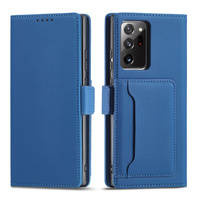 Чохол Magnet Card Case для Samsung Galaxy S22 Ultra Cover Card Wallet Card Holder Blue