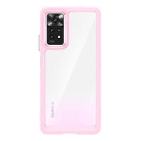 Чохол Outer Space Case для Xiaomi Redmi Note 11 Pro Hard Cover with Gel Frame Pink