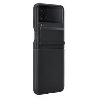 Шкіряний чохол Samsung Flap Leather Cover для Samsung Galaxy Z Flip4 Folding Leather Case Black (EF-VF721LBEGWW)