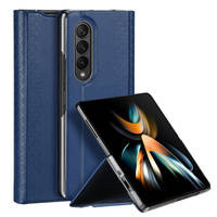 Dux Ducis для Samsung Galaxy Z Fold4 відкидна підставка-гаманець синій