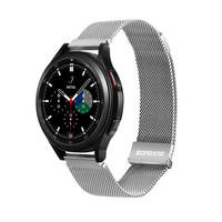 Dux Ducis з магнітним ремінцем для Watch Samsung Galaxy / Huawei Watch / Watch Honor (діапазон 20 мм) Магнітний браслет сріблястий (міланська версія)