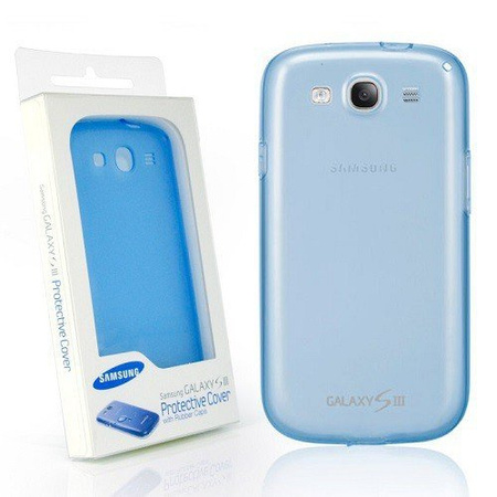 Etui SAMSUNG S3 I9300 protective cover niebieskie EX7 EFC-1G6W