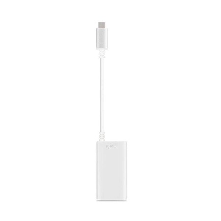 Moshi USB-C to Gigabit Ethernet Adapter - Aluminiowa przejściówka z USB-C na Gigabit Ethernet (srebrny)